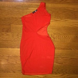 BOOHOO Red Dress size 2